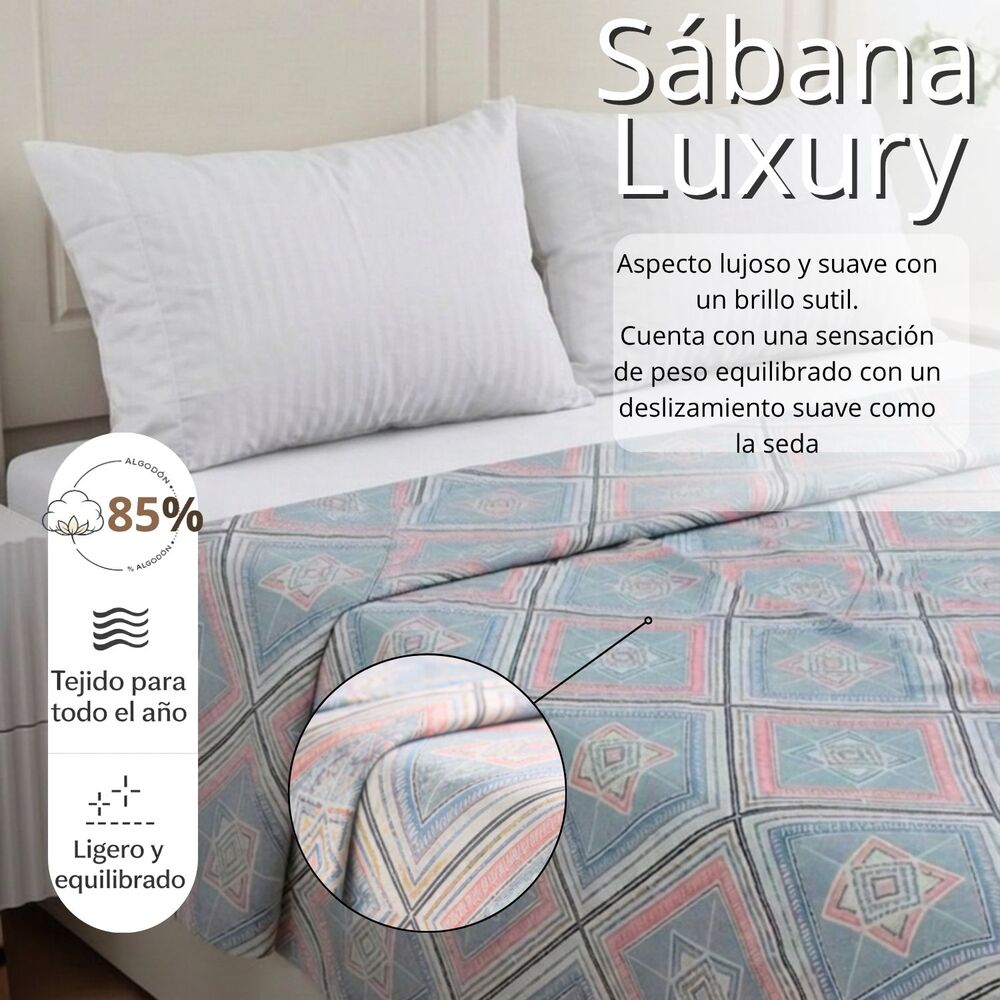 Juego De Sabana Doble Estampada