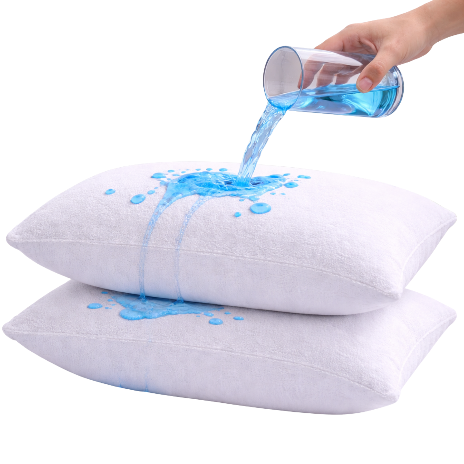Protector Almohada 100% Impermeable Antifluido Terry 50x70cm Set x 2