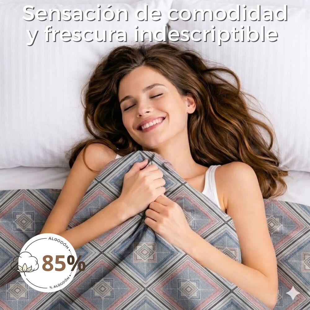 Juego De Sabana Doble Estampada