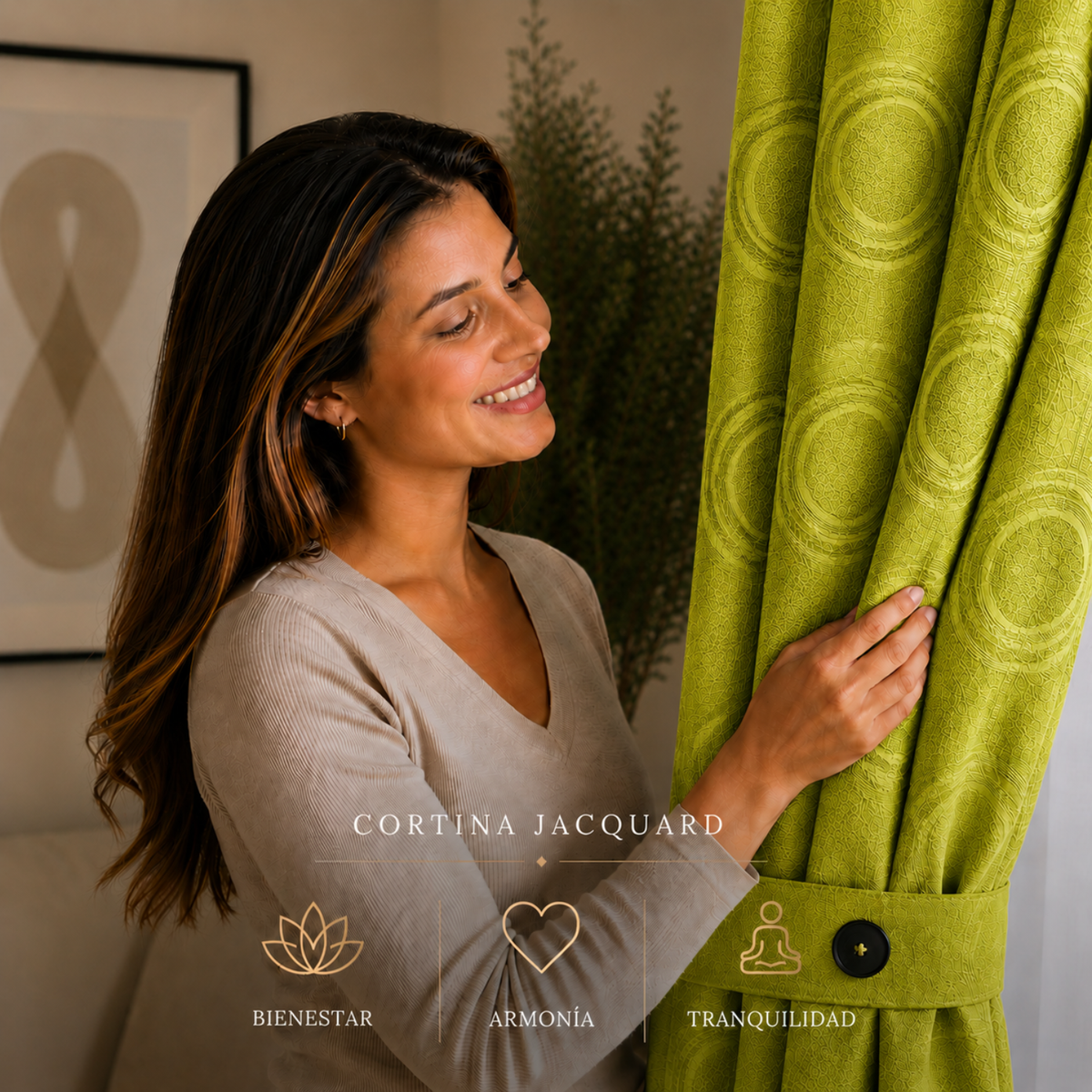 Cortina x2 Celeste Jacquard