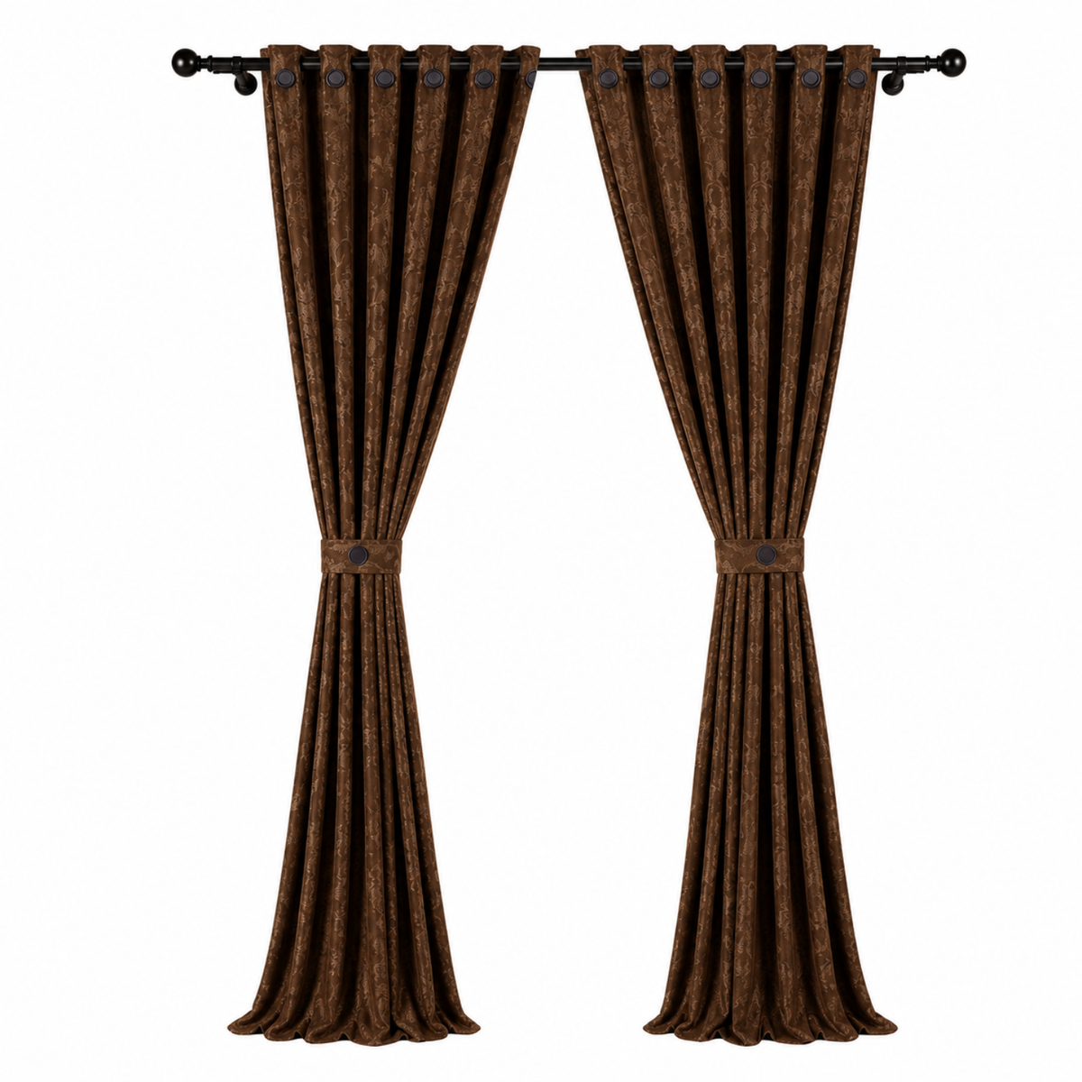 Cortina x2 Celeste Jacquard