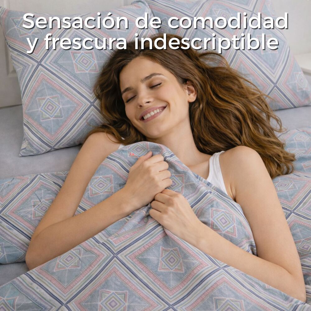 Juego De Sabana Doble Estampada