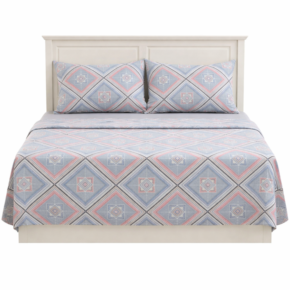 Juego De Sabana Doble Estampada