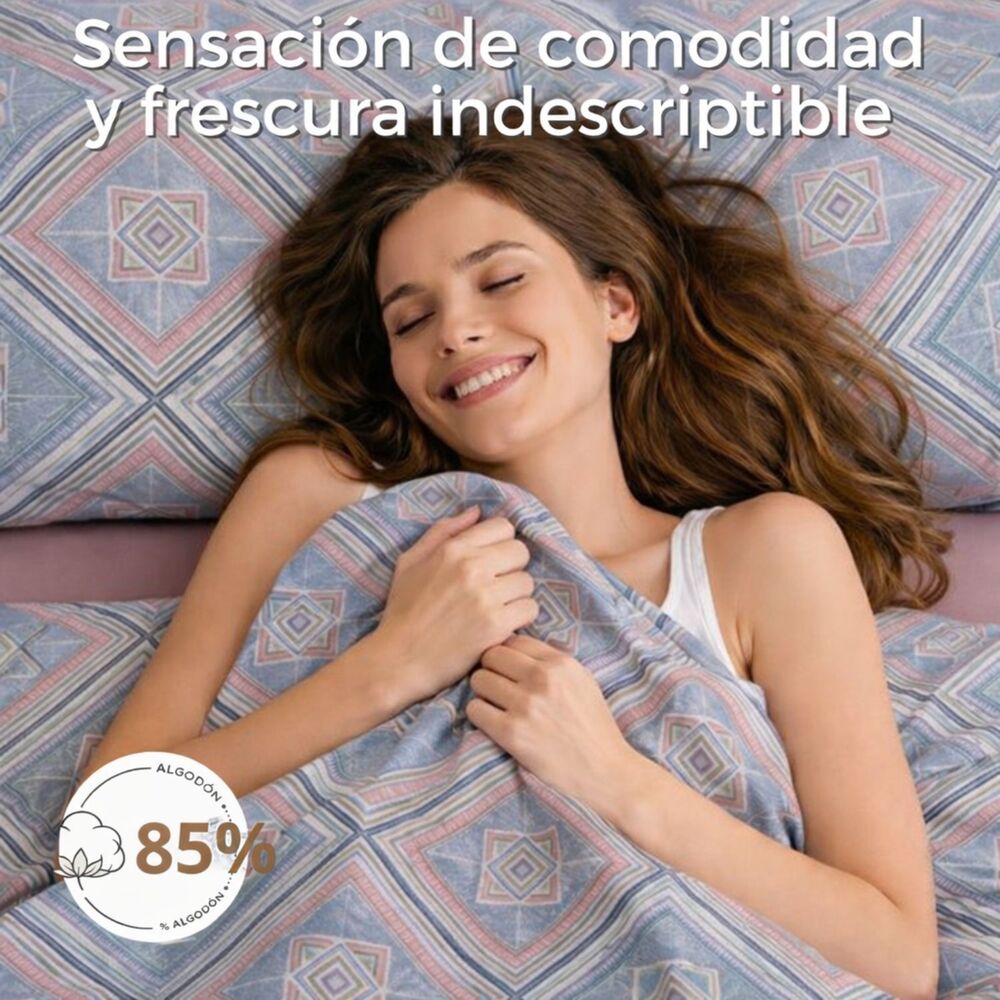 Juego De Sabana Doble Estampada