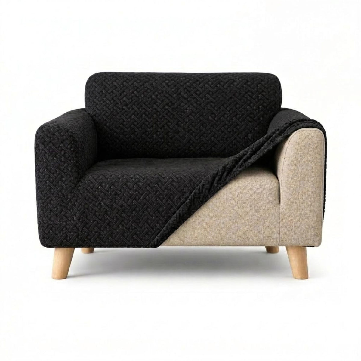 Protector De Sofa 1 Puesto Elastico