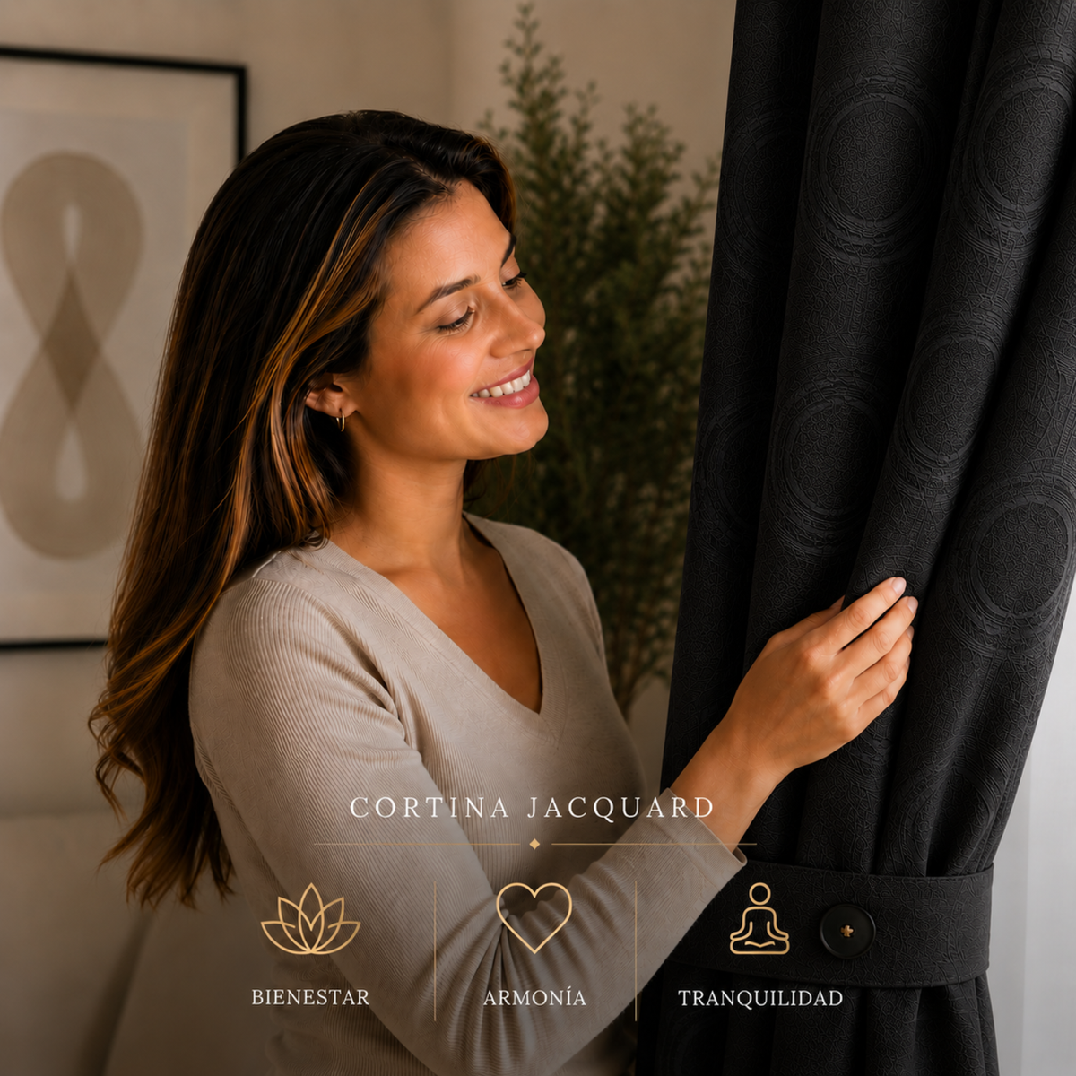 Cortina x2 Celeste Jacquard