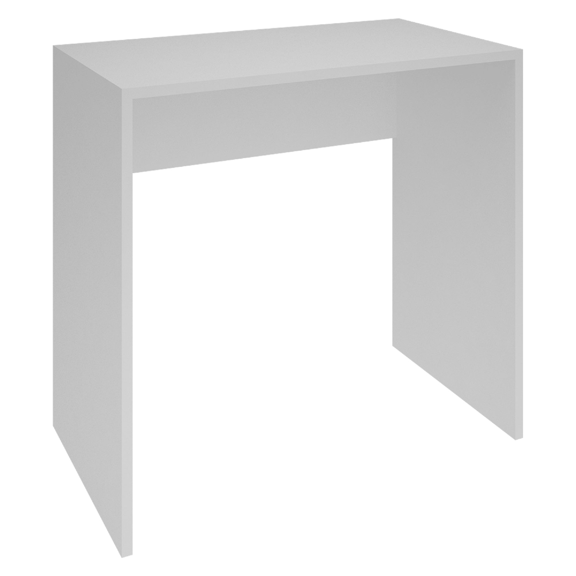 Combo Escritorio Panel Tocador Tomy Holywood+Silla Eames  (77x80x40) Blanco