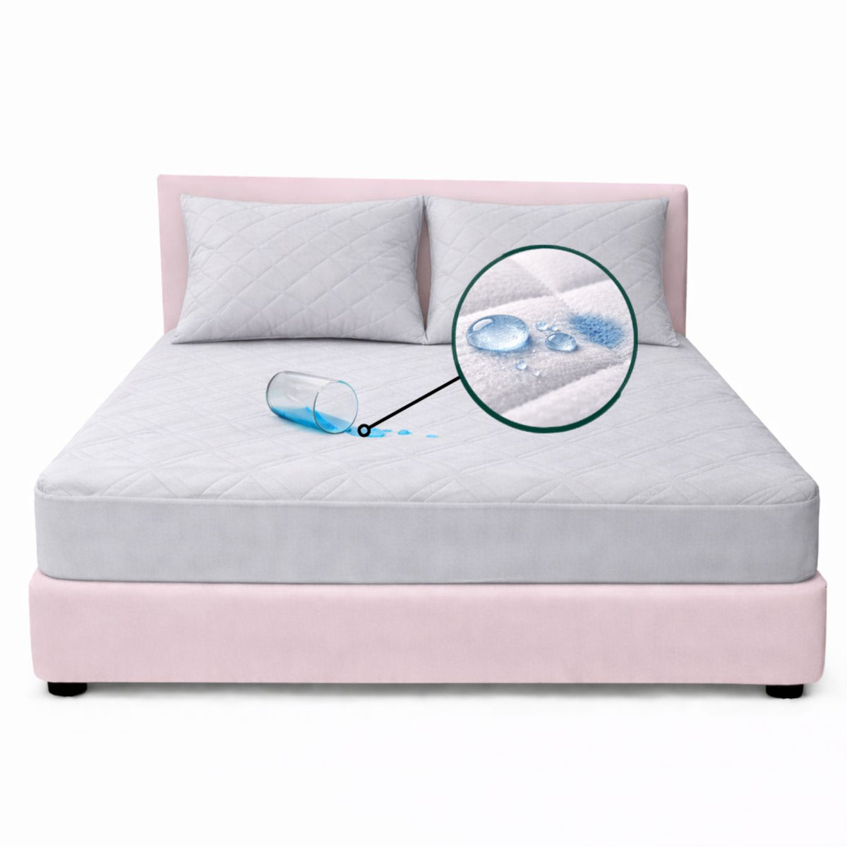Combo Protector Queen Antifluido 160x190cm
