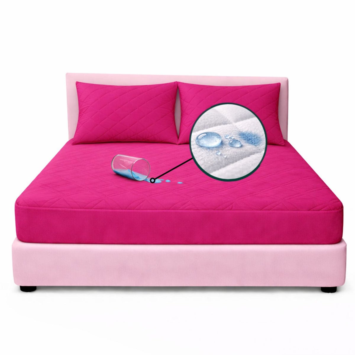 Combo Protector King Antifluido 200x200cm