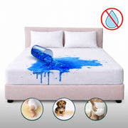 Combo Protector Colchón 100% Impermeable Antifluido Terry 100x190cm