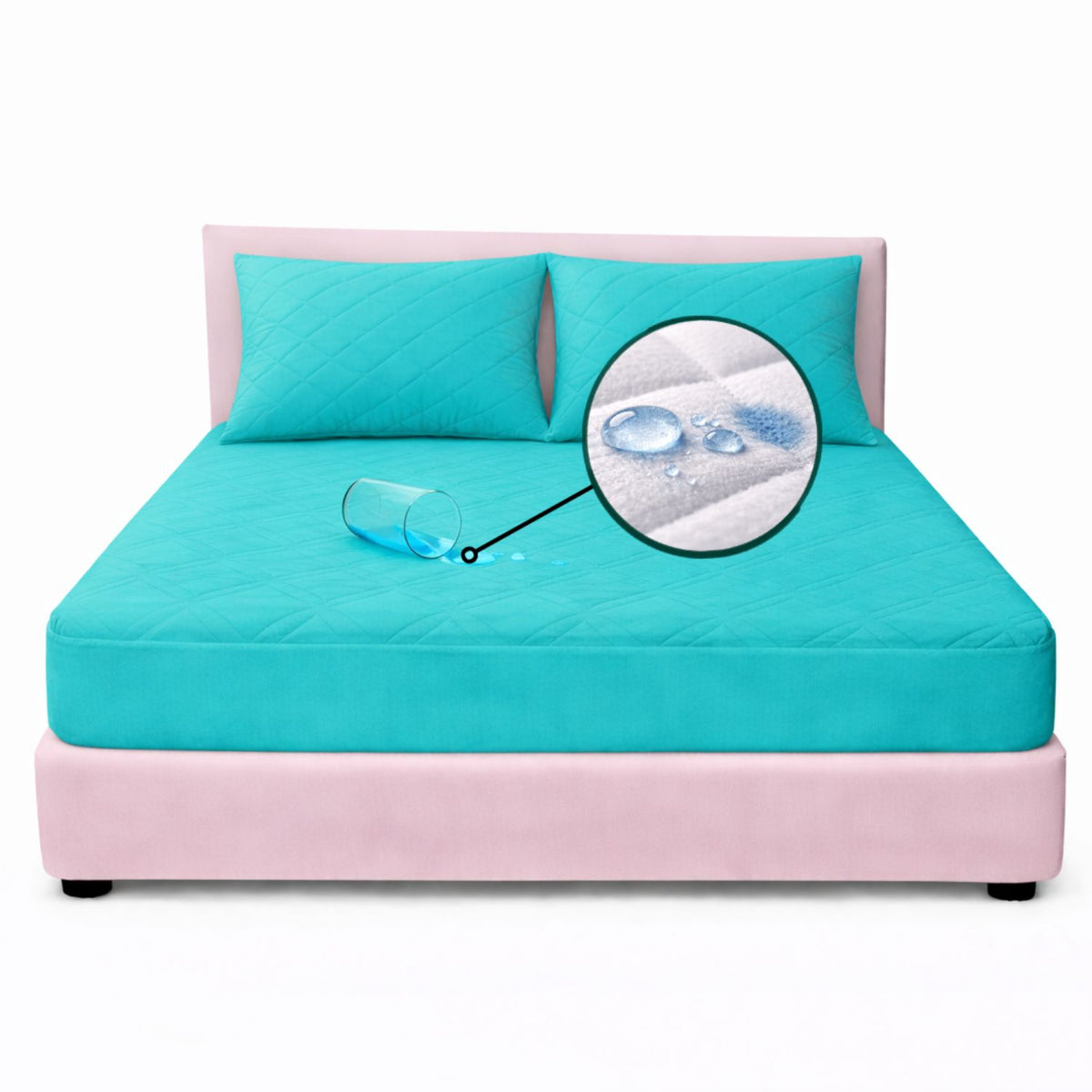 Combo Protector Doble Antifluido 140x190cm
