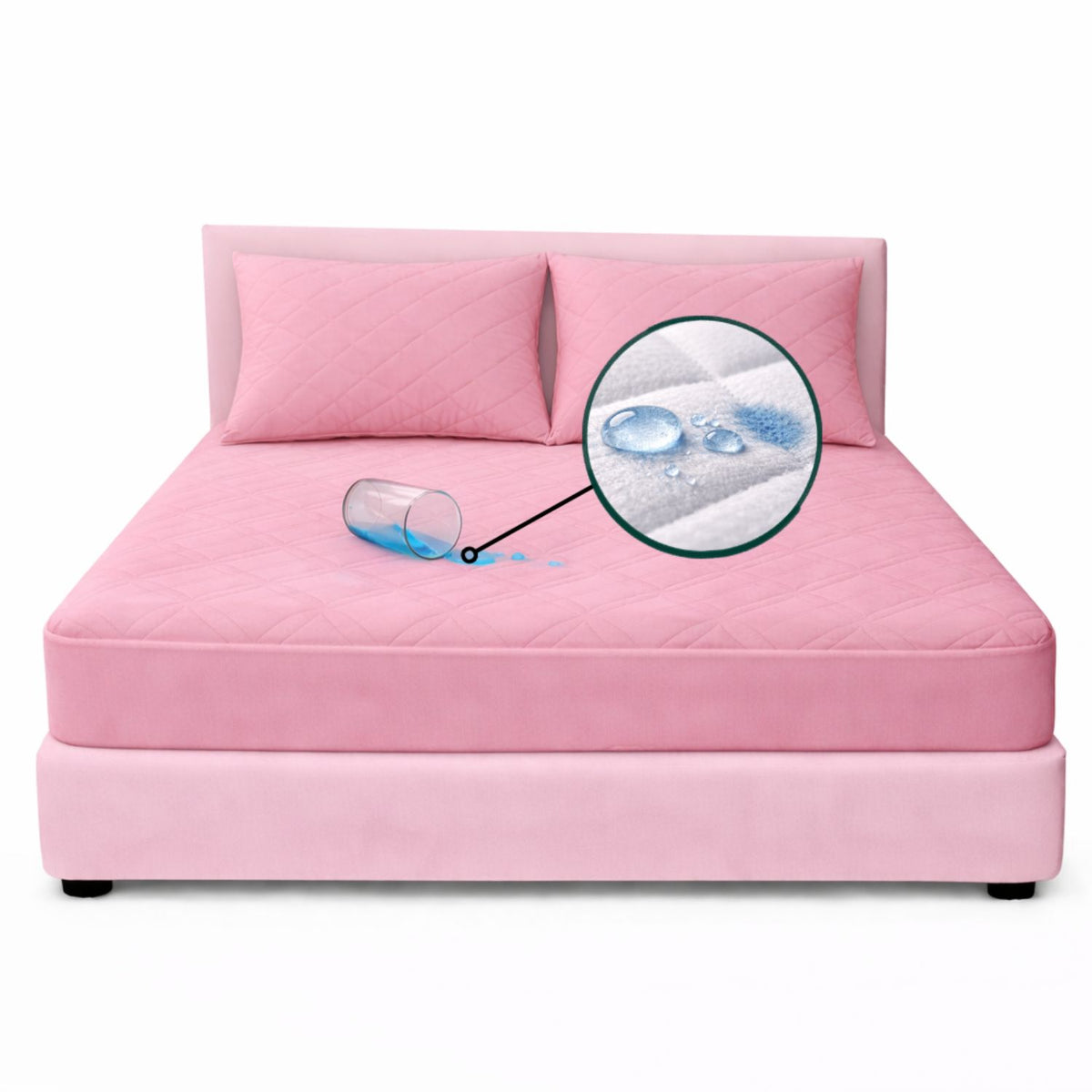 Combo Protector King Antifluido 200x200cm