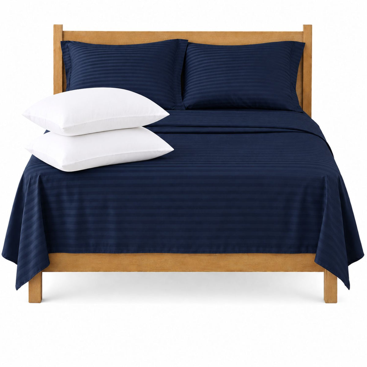 Combo Protector Colchon + 2 Almohadas Siliconadas King