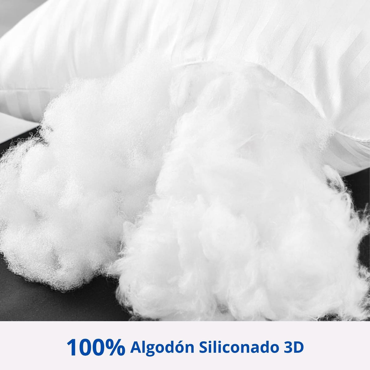 Almohada Siliconada Con Protector Almohada Set x 2