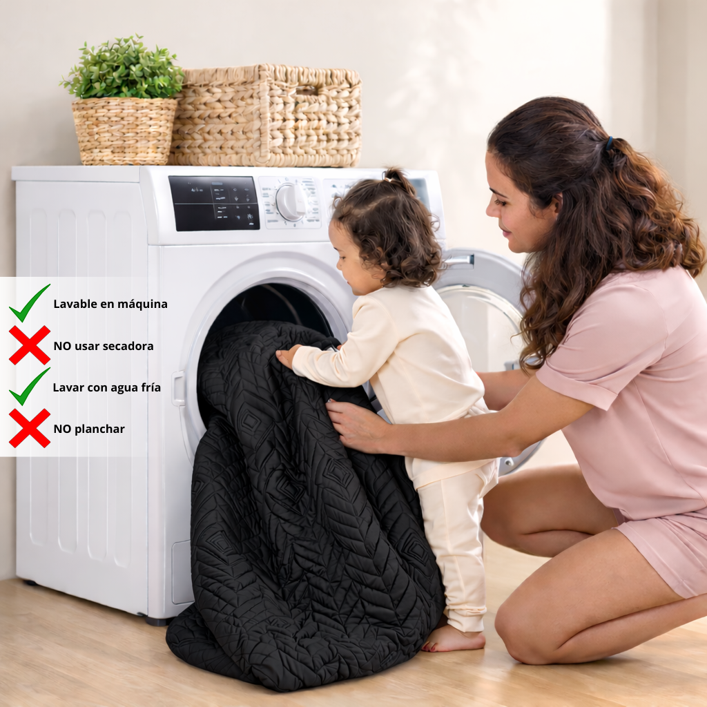 Combo Protector Semidoble Antifluido 120x190cm