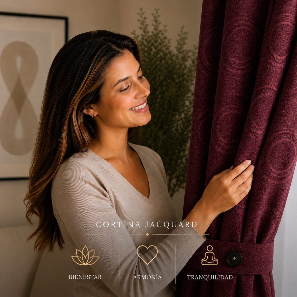 Cortina x2 Celeste Jacquard