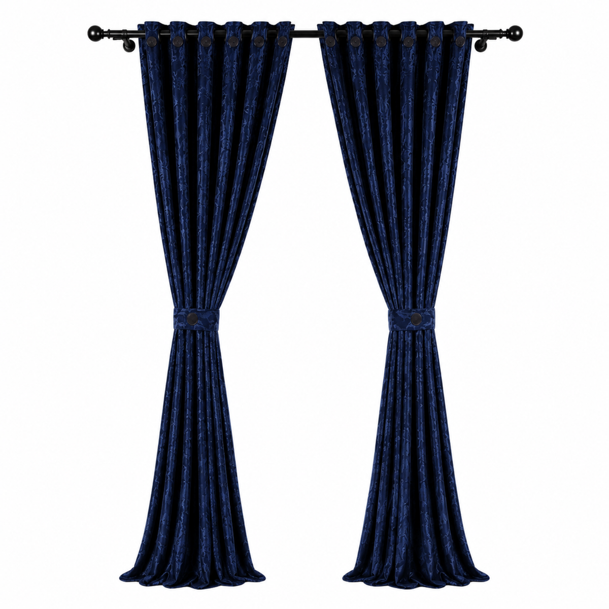 Cortina x2 Celeste Jacquard