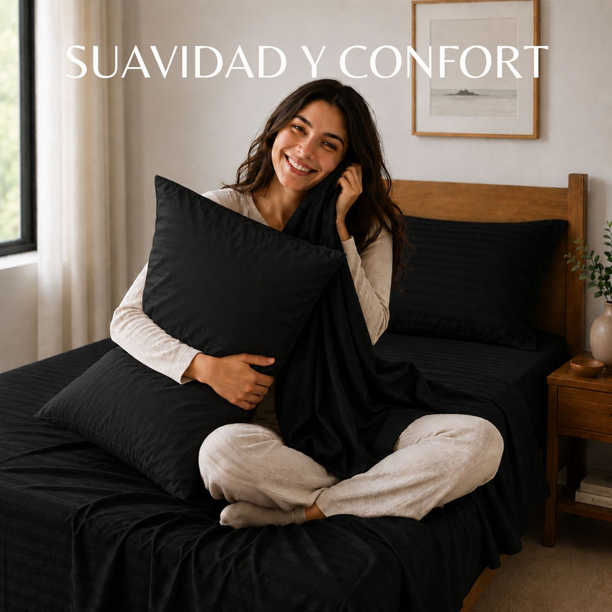 Combo Protector Colchon + 2 Almohadas Siliconadas Doble