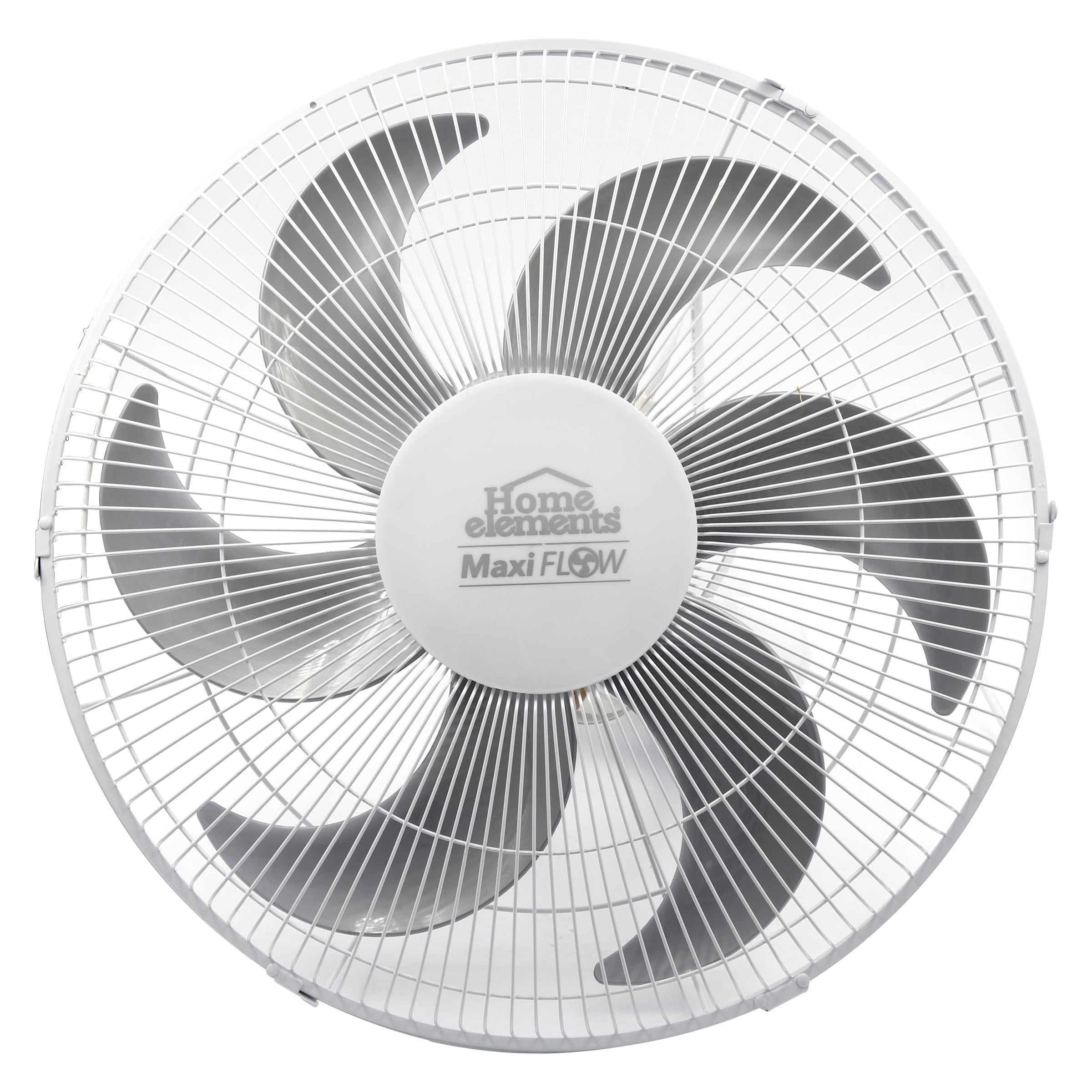 Ventilador Orbita Blanco 18" MaxiFlow Rejilla Metalica