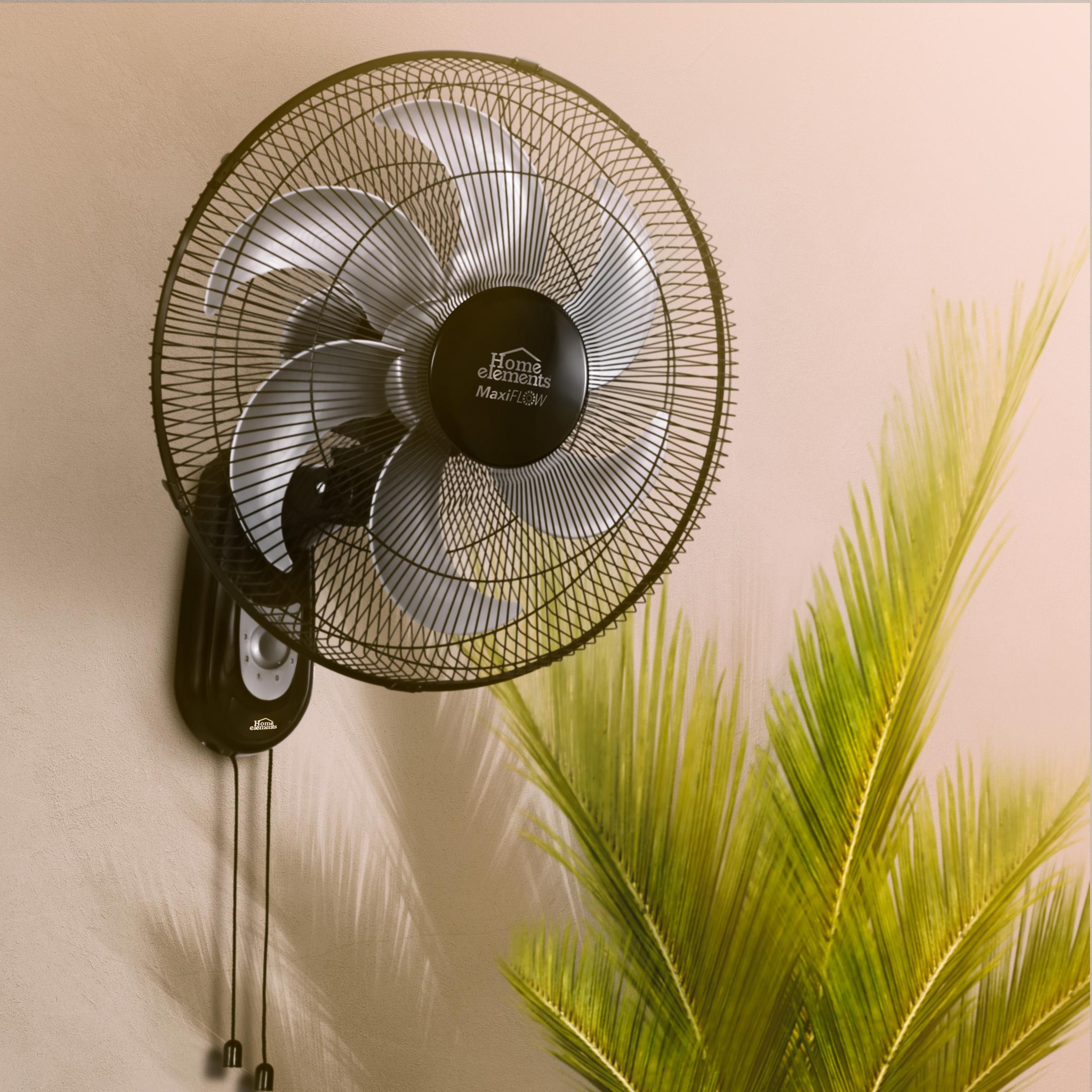 Ventilador de Pared 16" MaxiFlow - Negro
