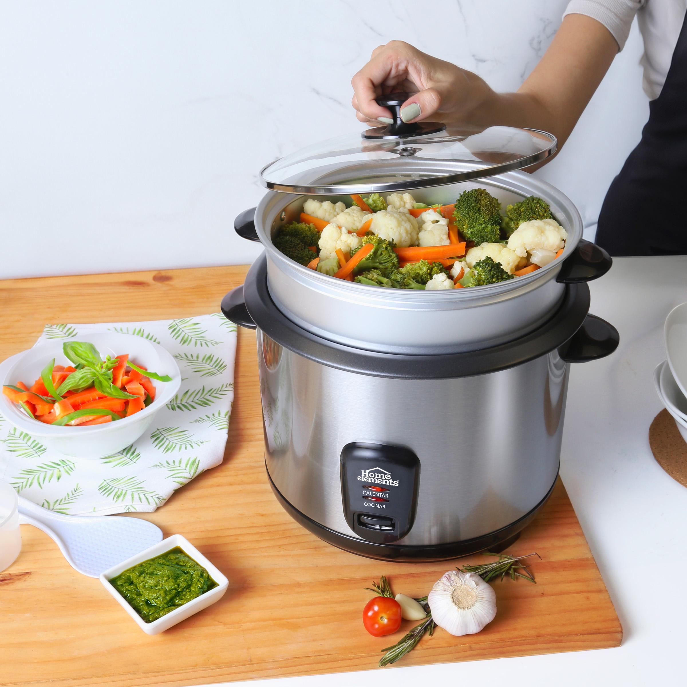 Olla Arrocera 1,8 Litros Acero Inoxidableidable con Vaporera