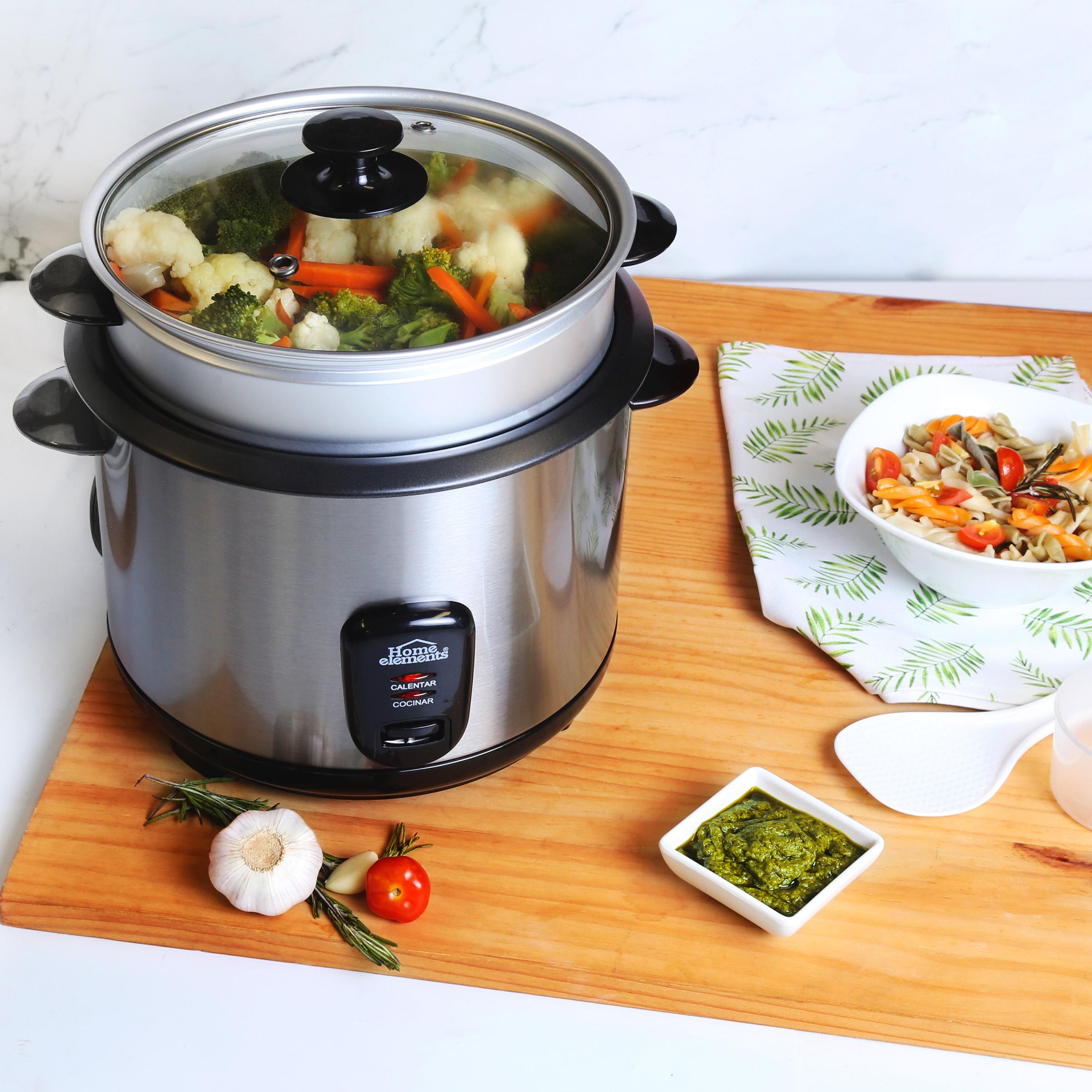 Olla Arrocera 1,8 Litros Acero Inoxidableidable con Vaporera