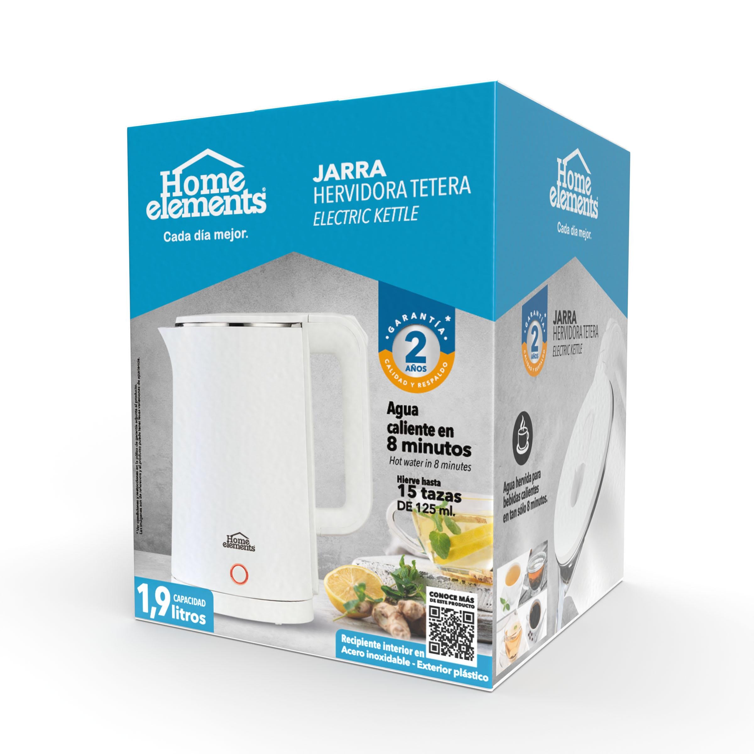 Jarra Hervidora Tetera 1,9 Litros