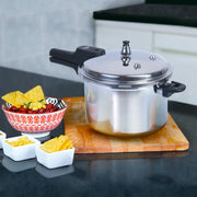 Olla a Presion Aluminio 5,6 lt con Tapa en Acero