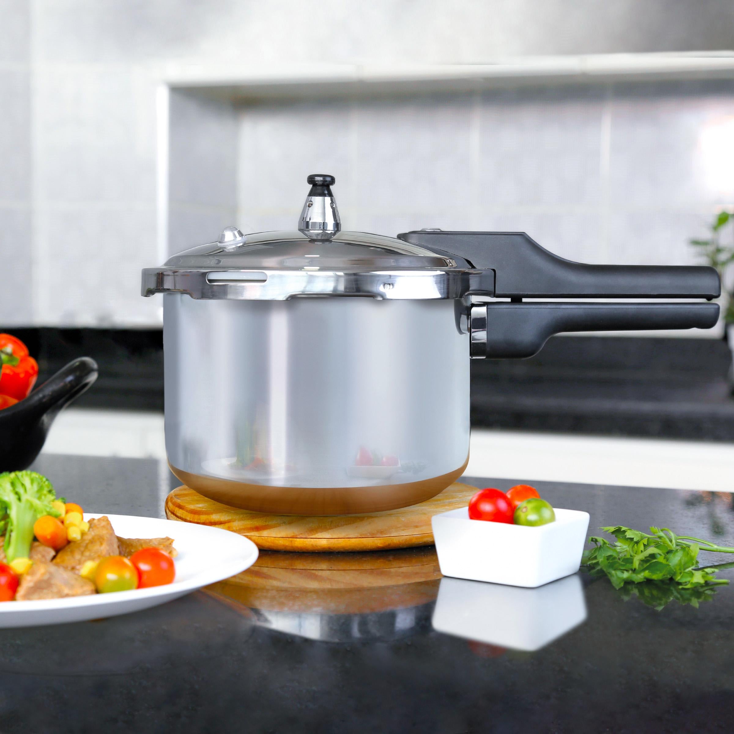 Olla a Presion Aluminio 4,2 lt con Tapa en Acero