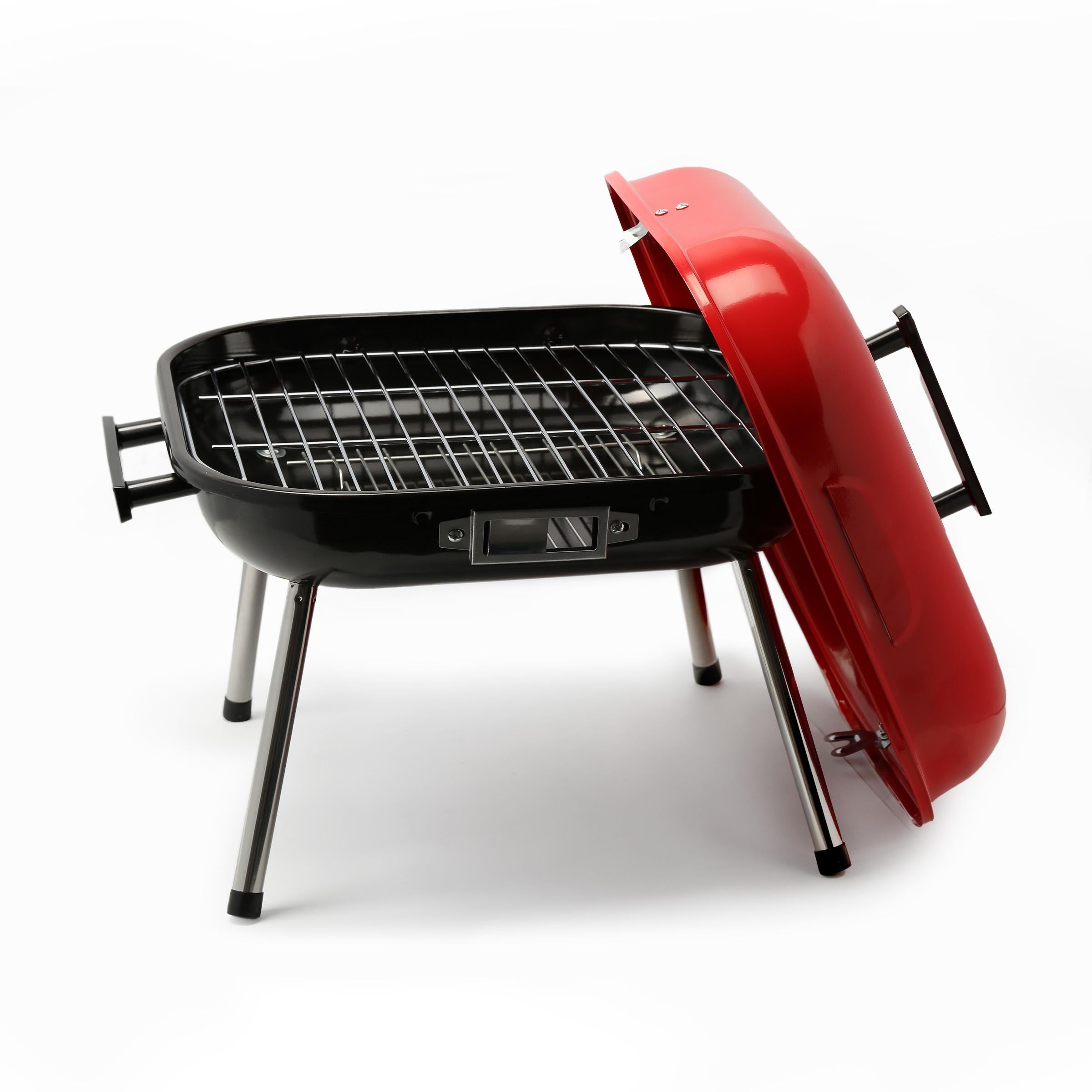 Asador a Carbon BBQ Rojo