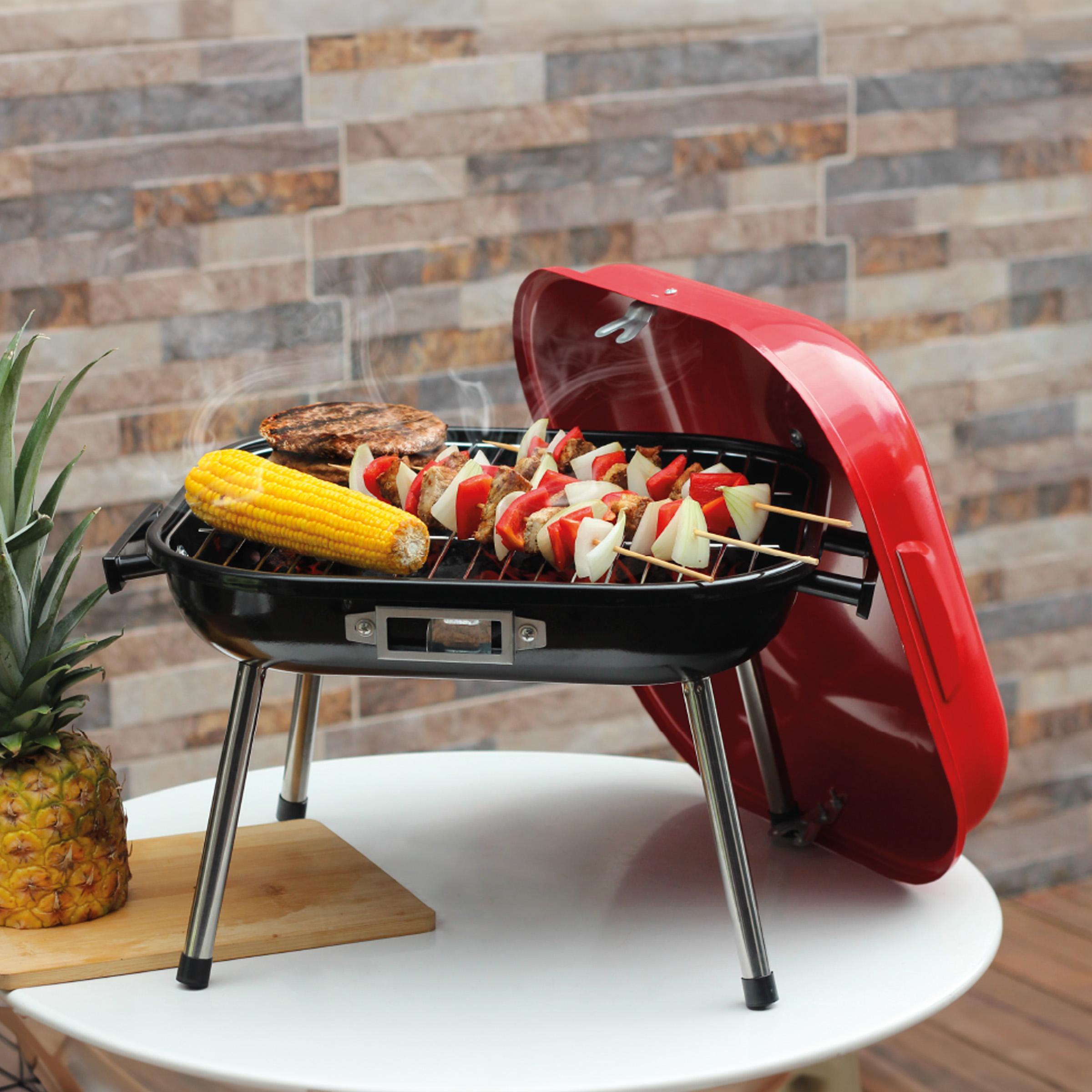 Asador a Carbon BBQ Rojo