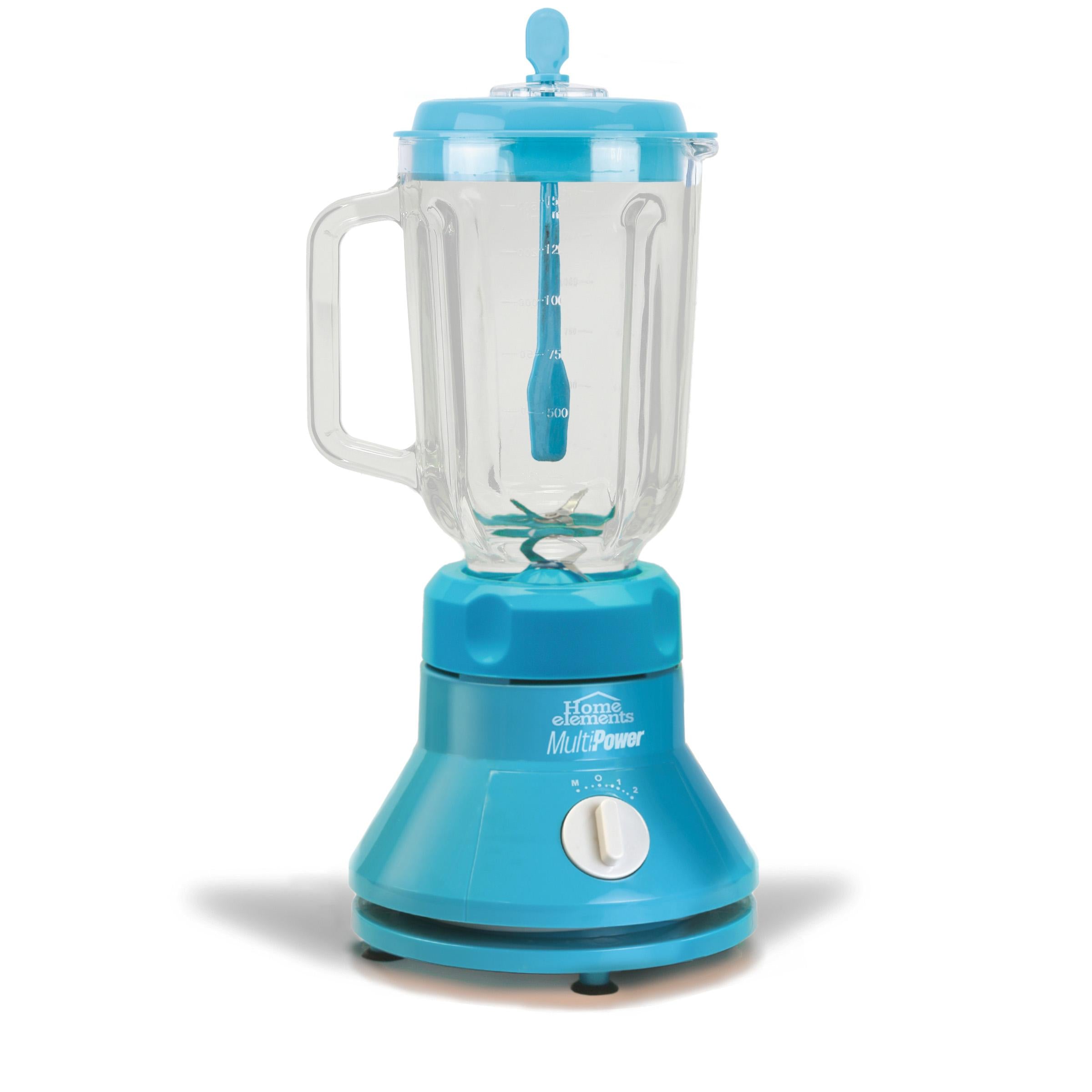 Licuadora Jarra de Vidrio con Chopper - Azul Turquesa