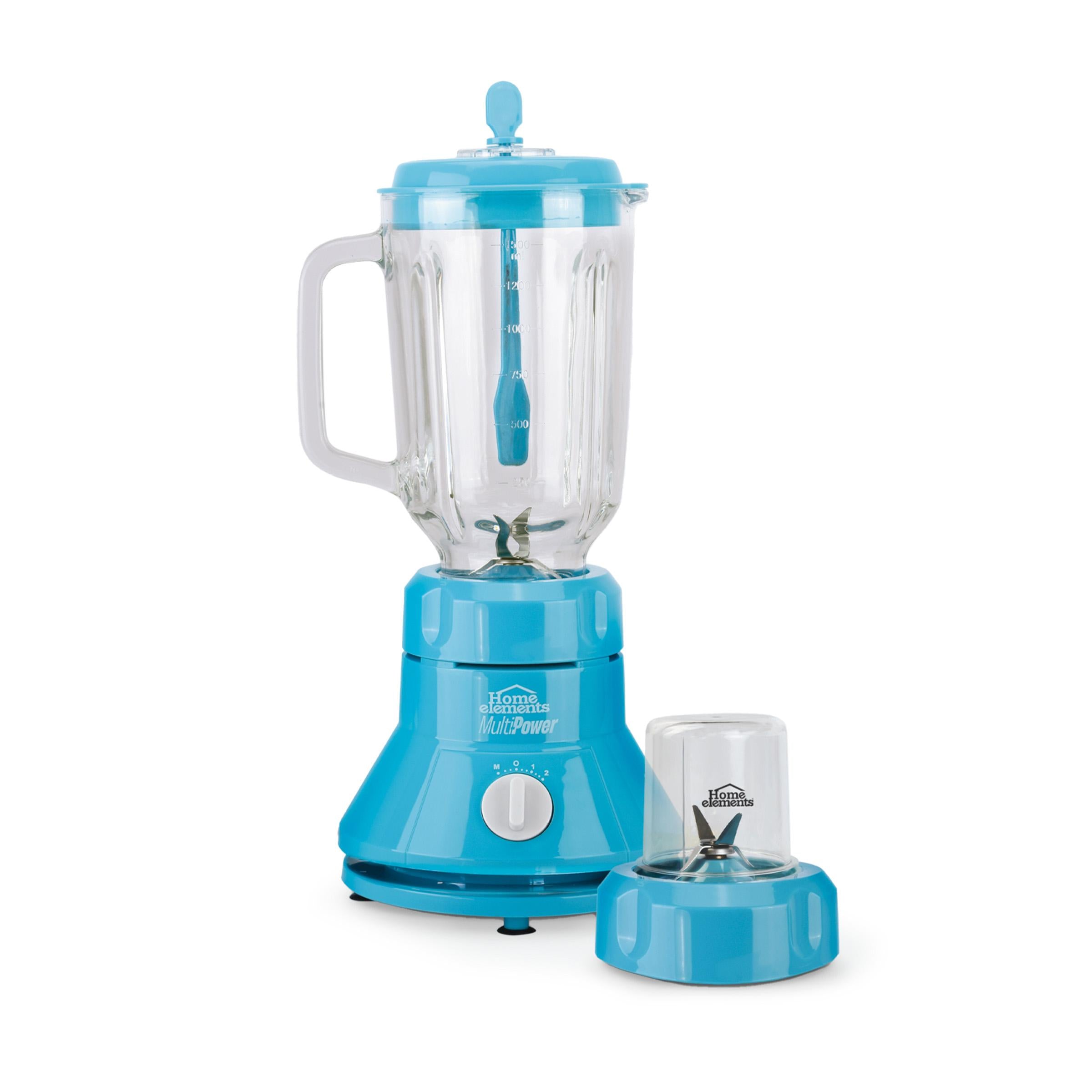 Licuadora Jarra de Vidrio con Chopper - Azul Turquesa