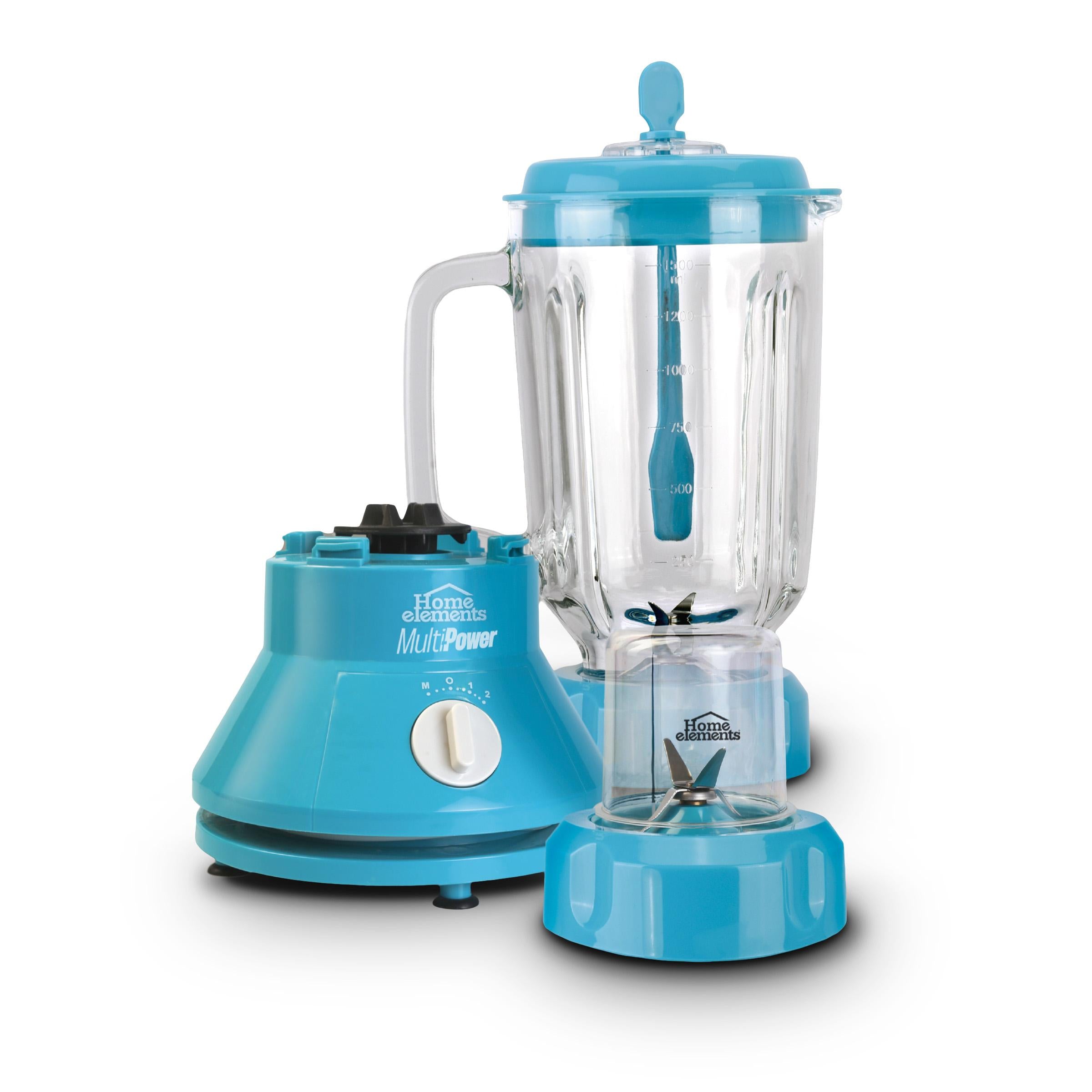 Licuadora Jarra de Vidrio con Chopper - Azul Turquesa