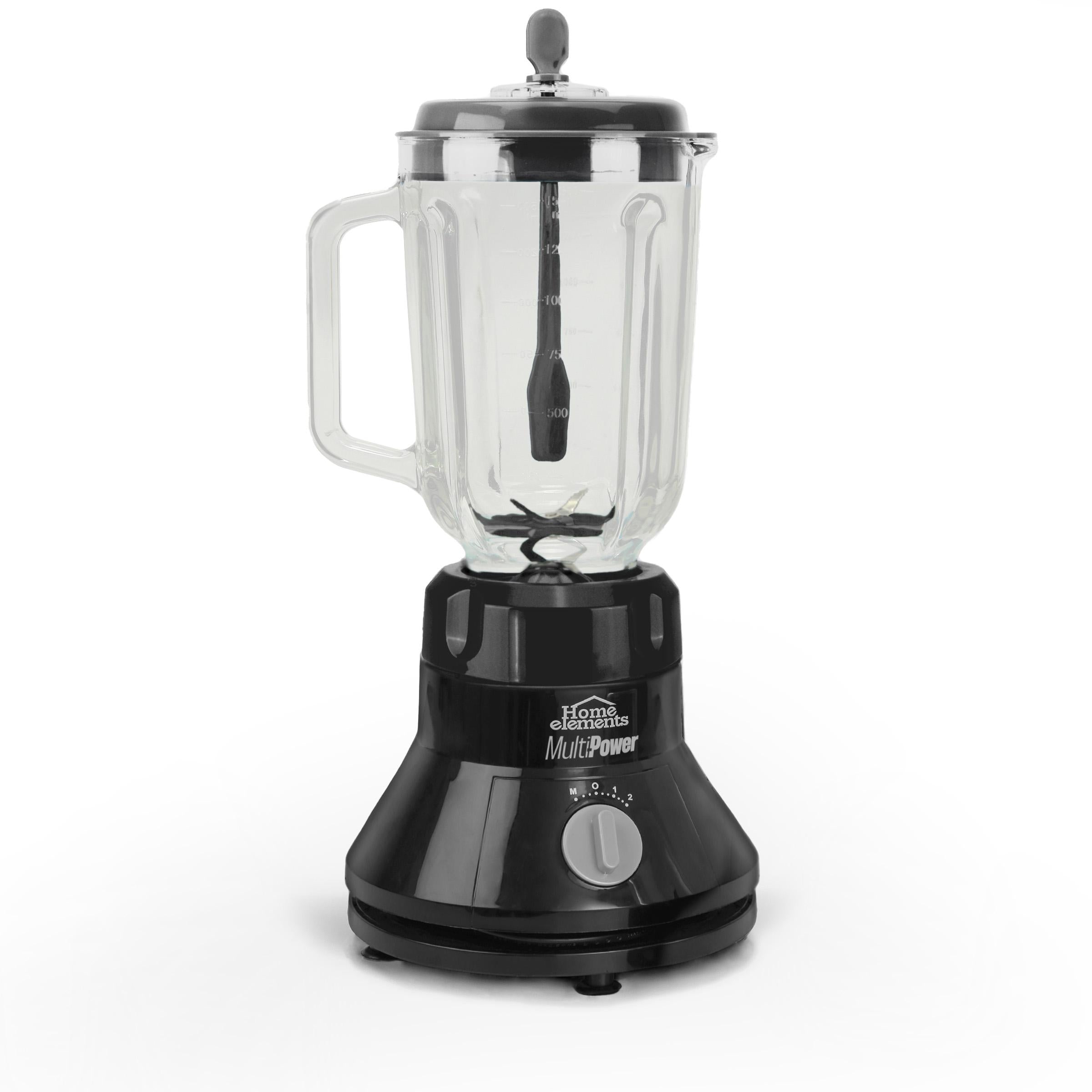 Licuadora Jarra de Vidrio con Chopper - Negro