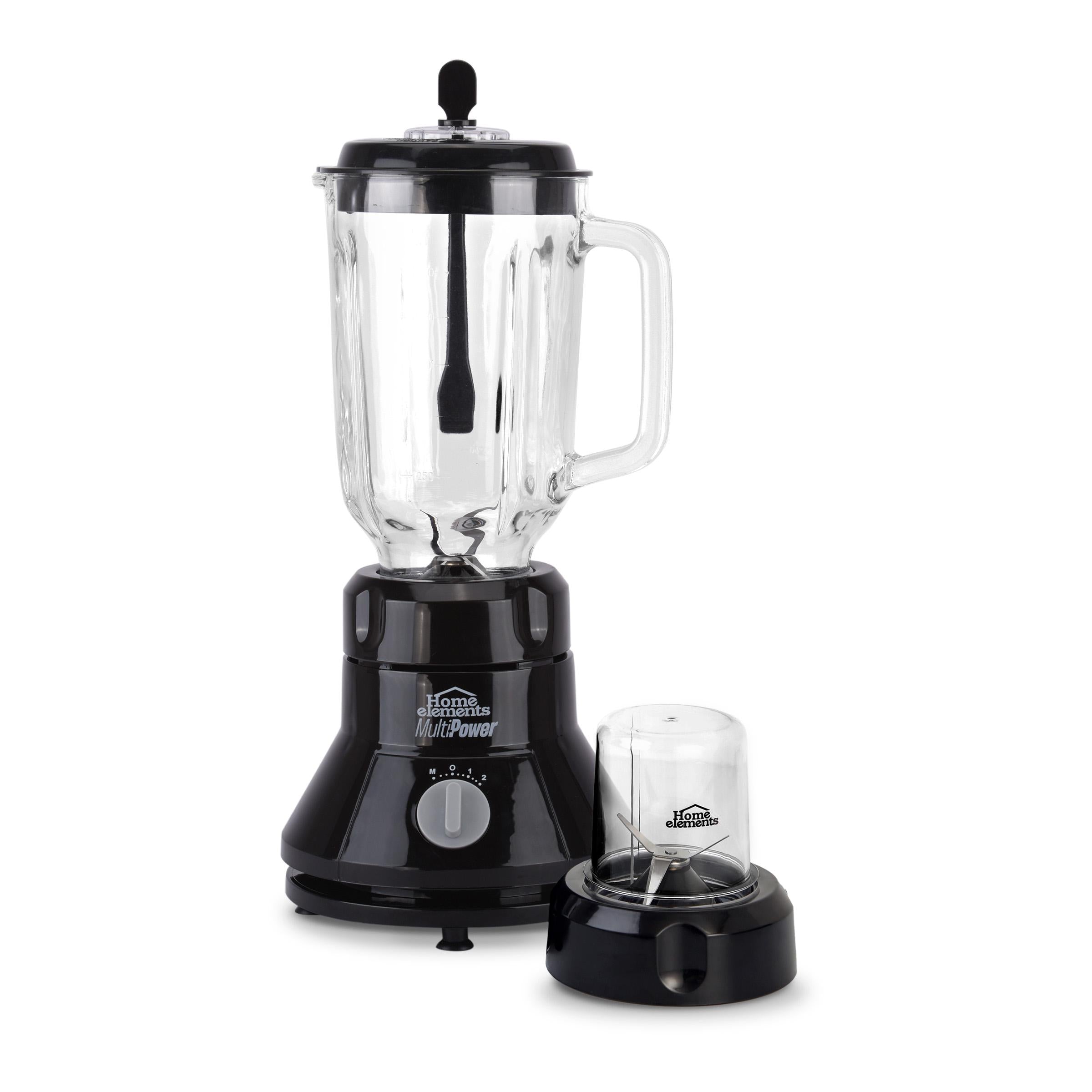 Licuadora Jarra de Vidrio con Chopper - Negro