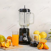 Licuadora Jarra de Vidrio con Chopper - Negro