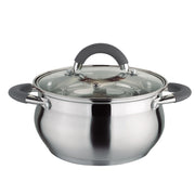 Olla 22 cm Acero Inoxidable - Gris