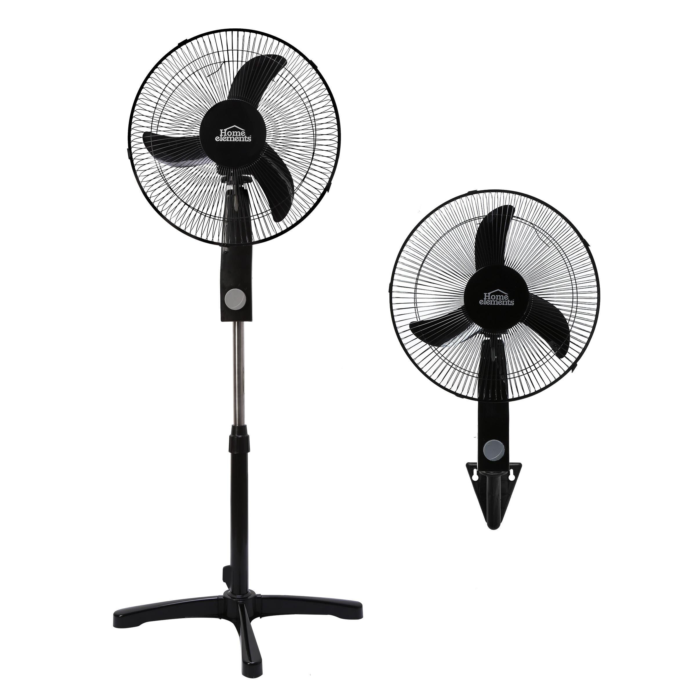 Ventilador 2 En 1 - Negro 16 Pulgadas