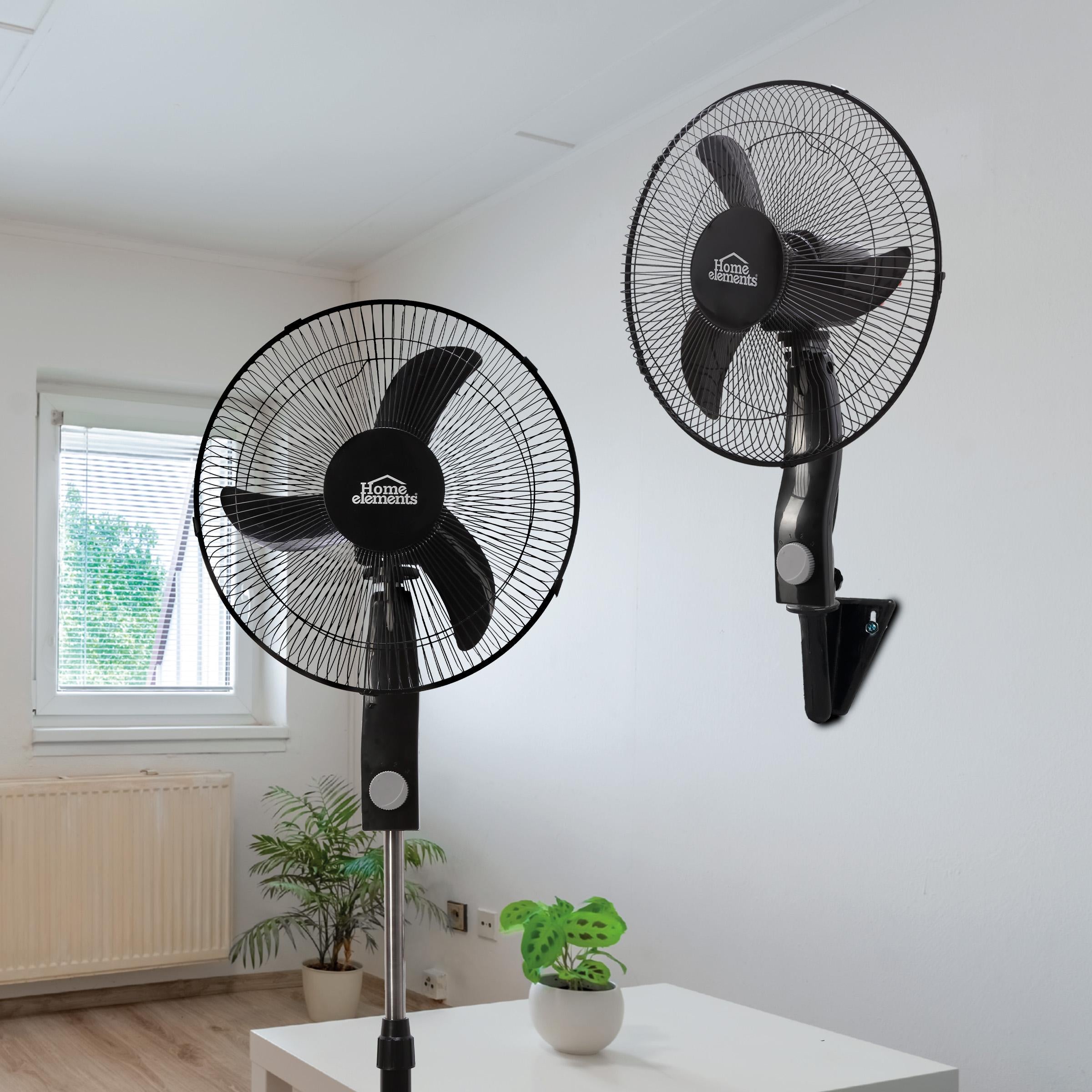 Ventilador 2 En 1 - Negro 16 Pulgadas