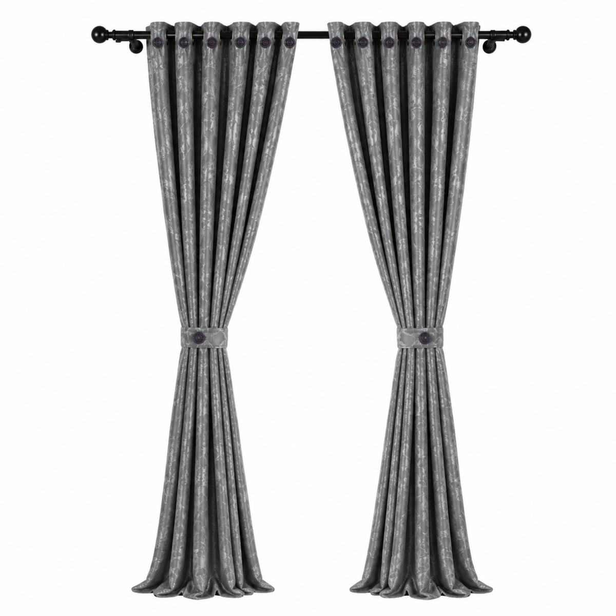 Cortina x2 Celeste Jacquard