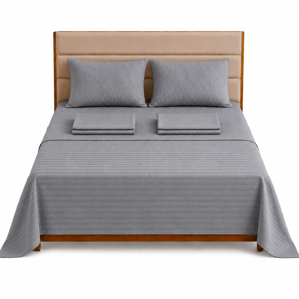 Combo Protector Colchon + Juego De Sabanas Semidoble