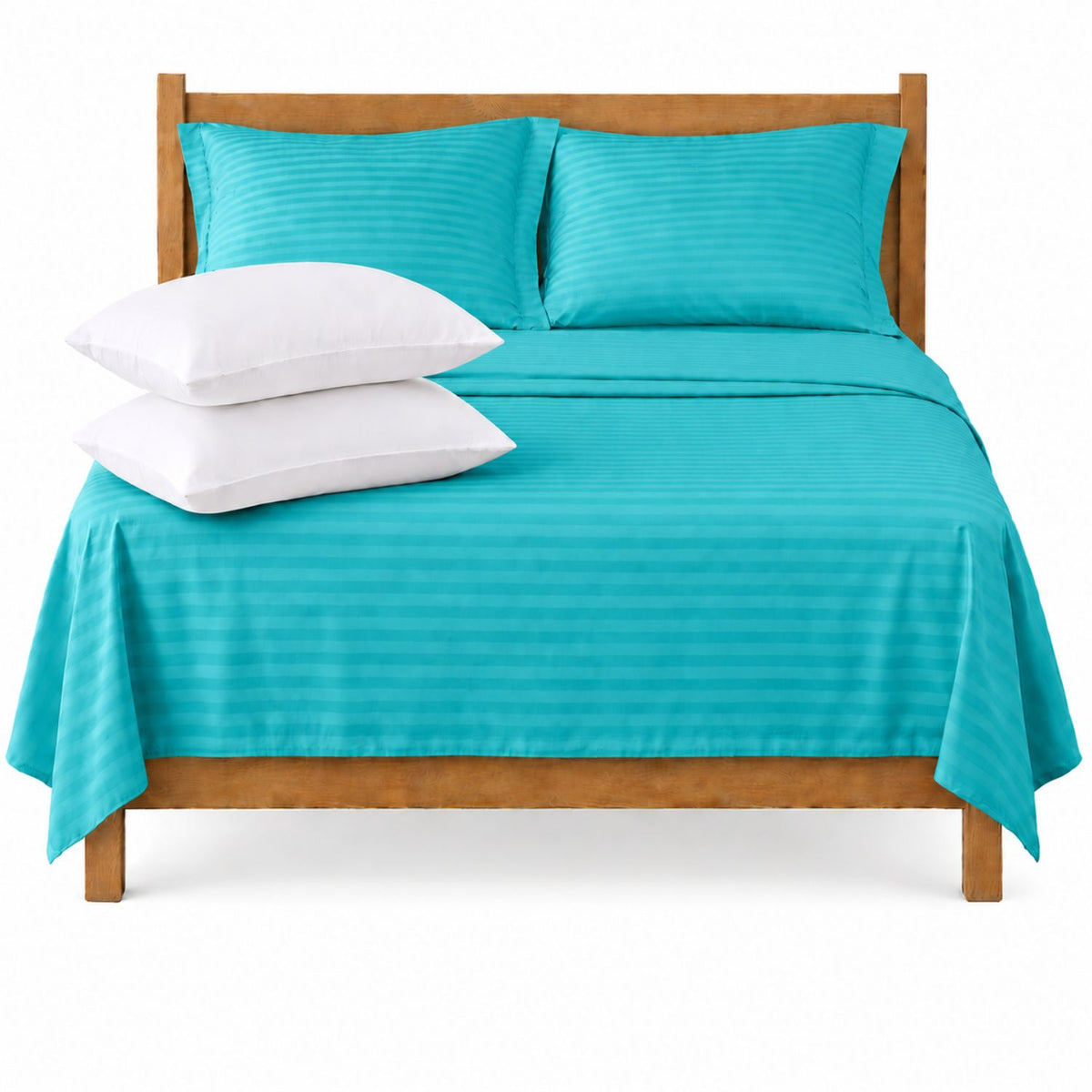 Combo Protector Colchon + 2 Almohadas Siliconadas Queen
