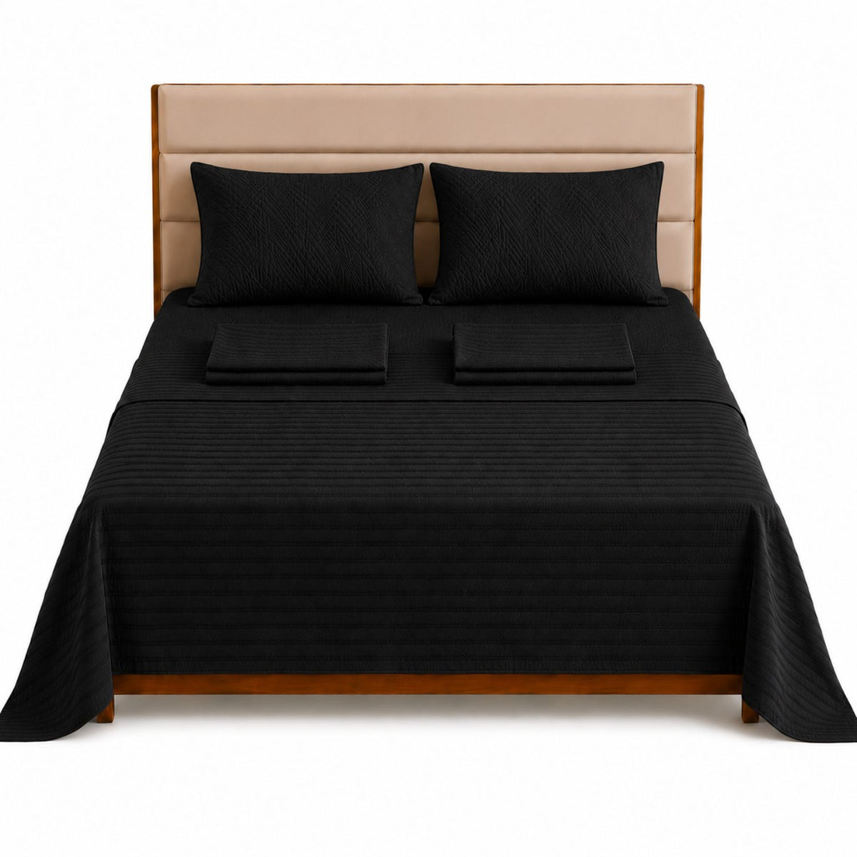 Combo Protector Colchon + Juego De Sabanas Queen