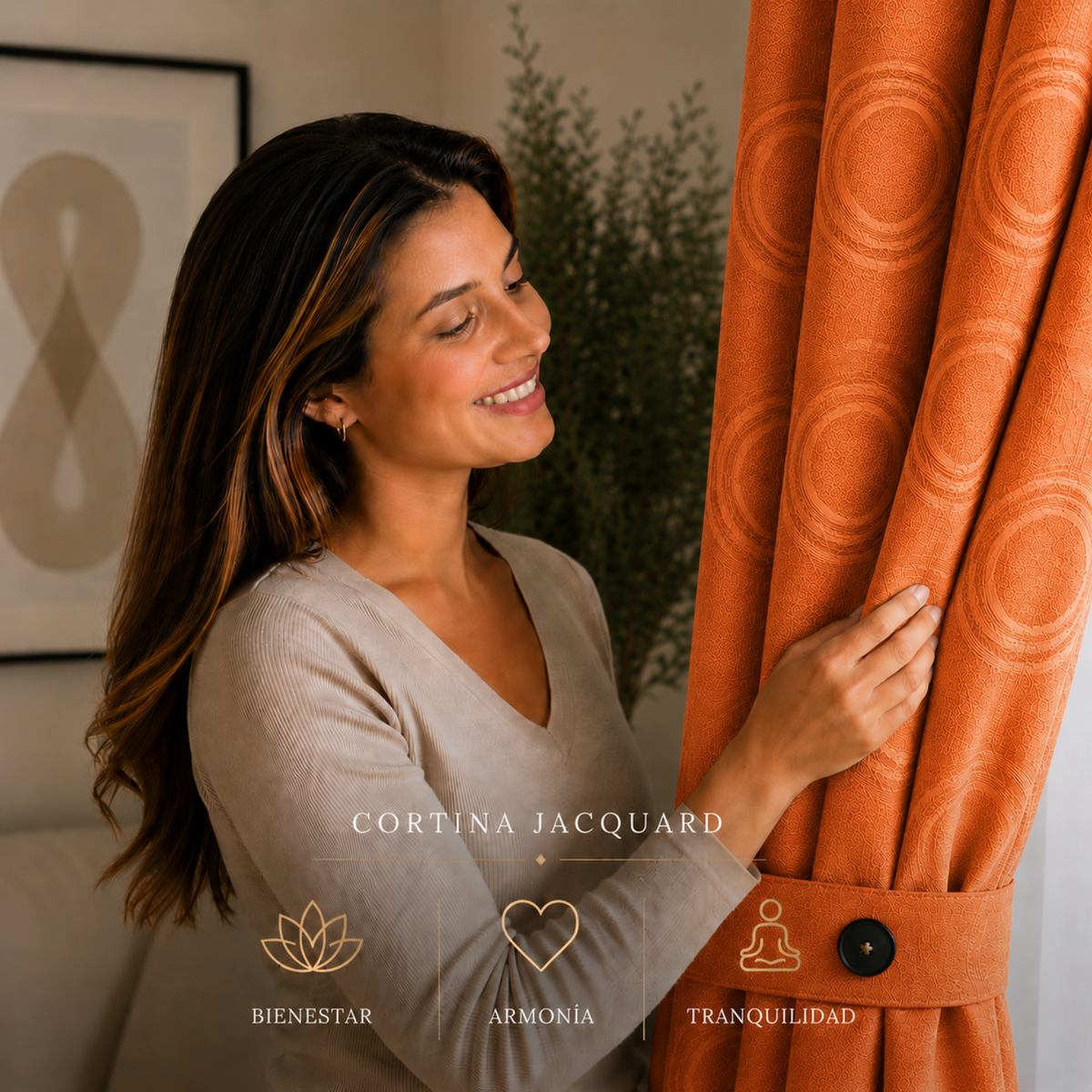 Cortina x2 Celeste Jacquard