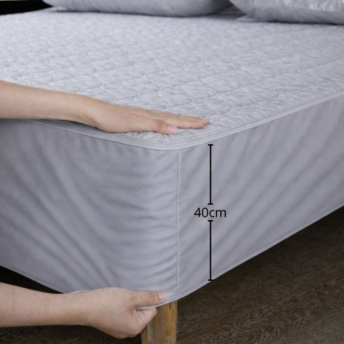 Combo Protector King Antifluido 200x200cm