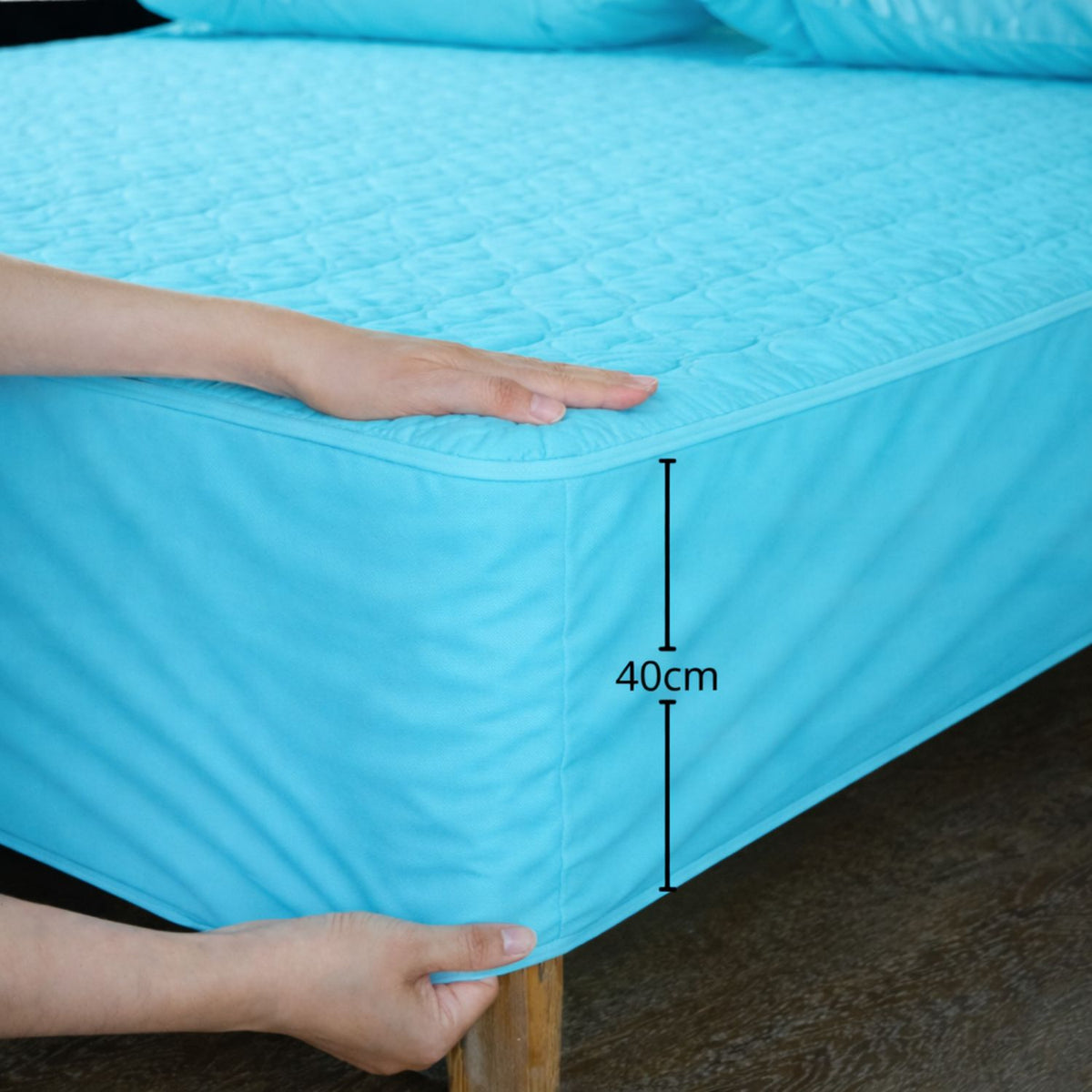 Combo Protector Sencillo Antifluido 100x190cm