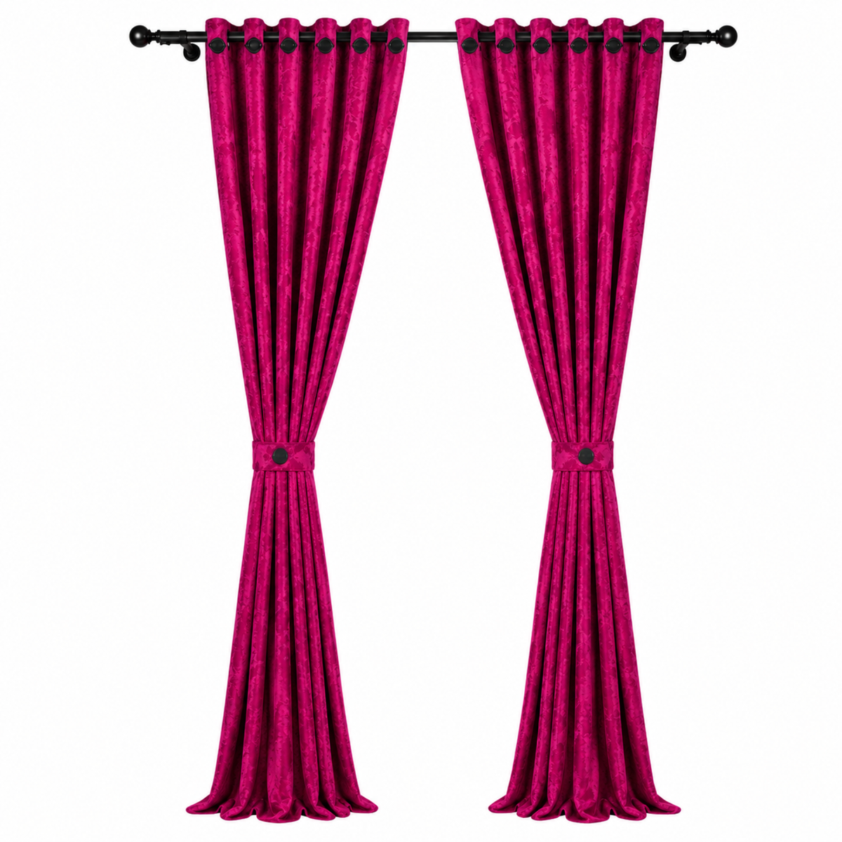 Cortina x2 Celeste Jacquard