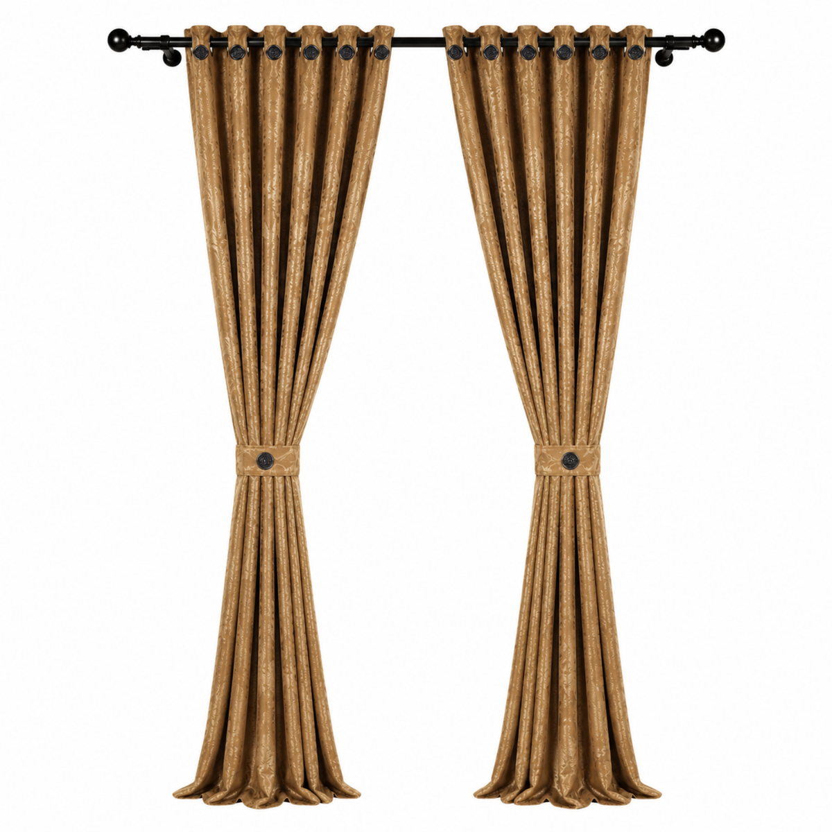 Cortina x2 Celeste Jacquard