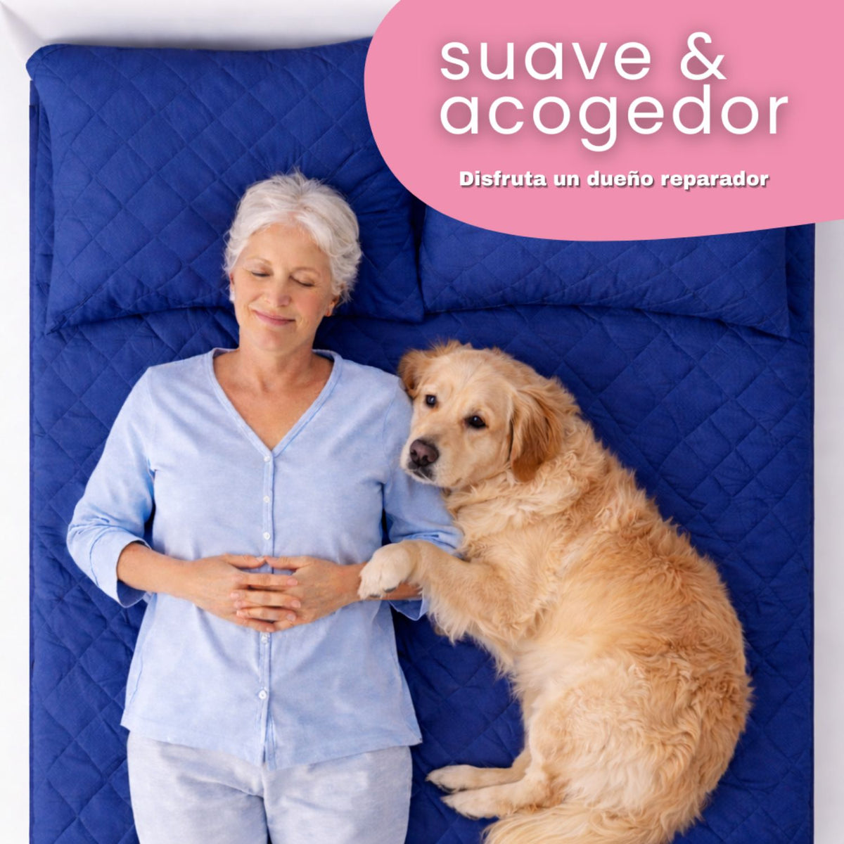 Combo Protector King Antifluido 200x200cm